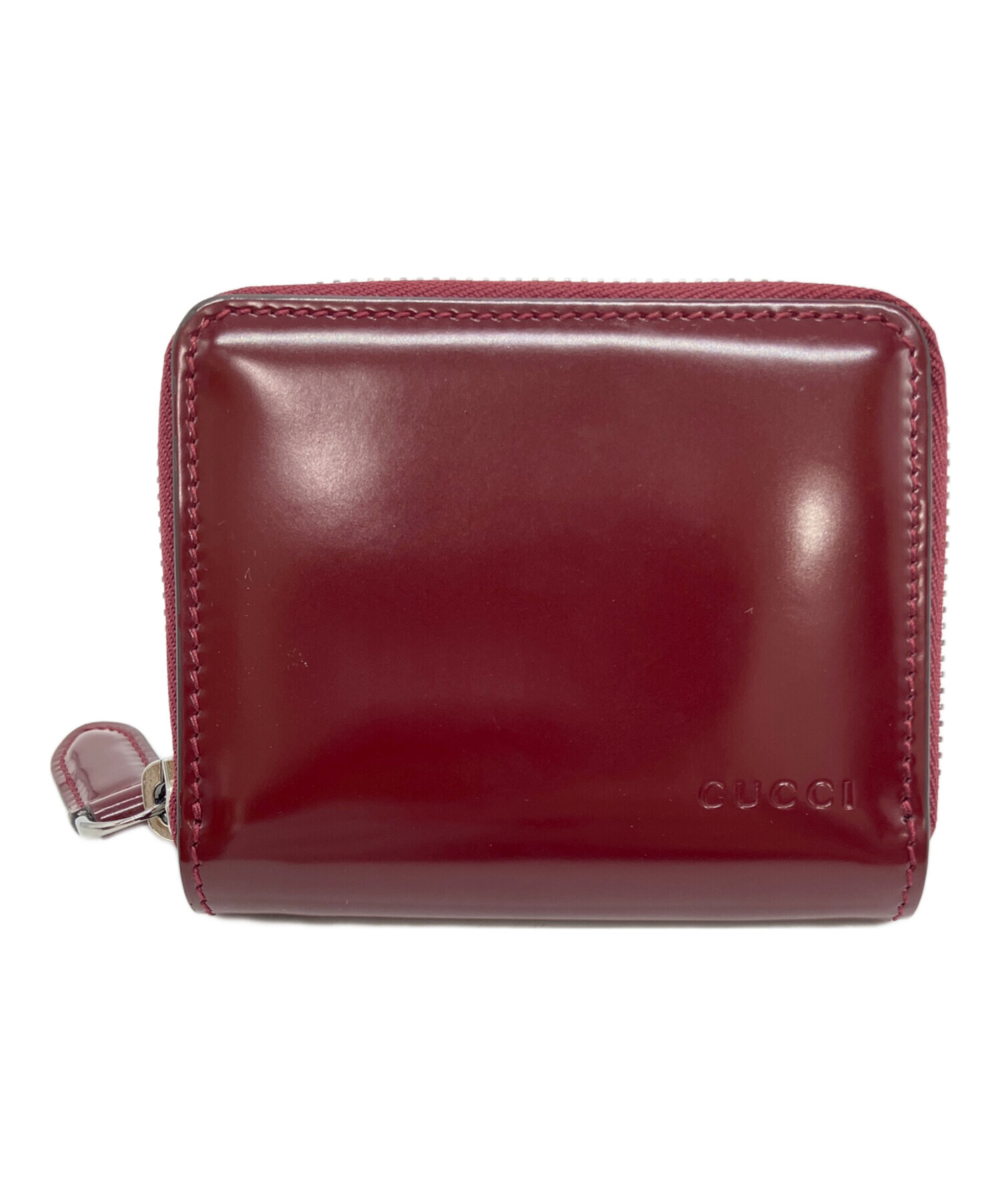 GUCCI グッチ　ケース　小銭入れ　赤　レッド 中古・古着通販】GUCCI (グッチ) コインケース レッド｜ブランド・古着