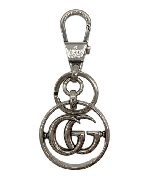 中古・古着通販】GUCCI (グッチ) ダブルGキーホルダー シルバー