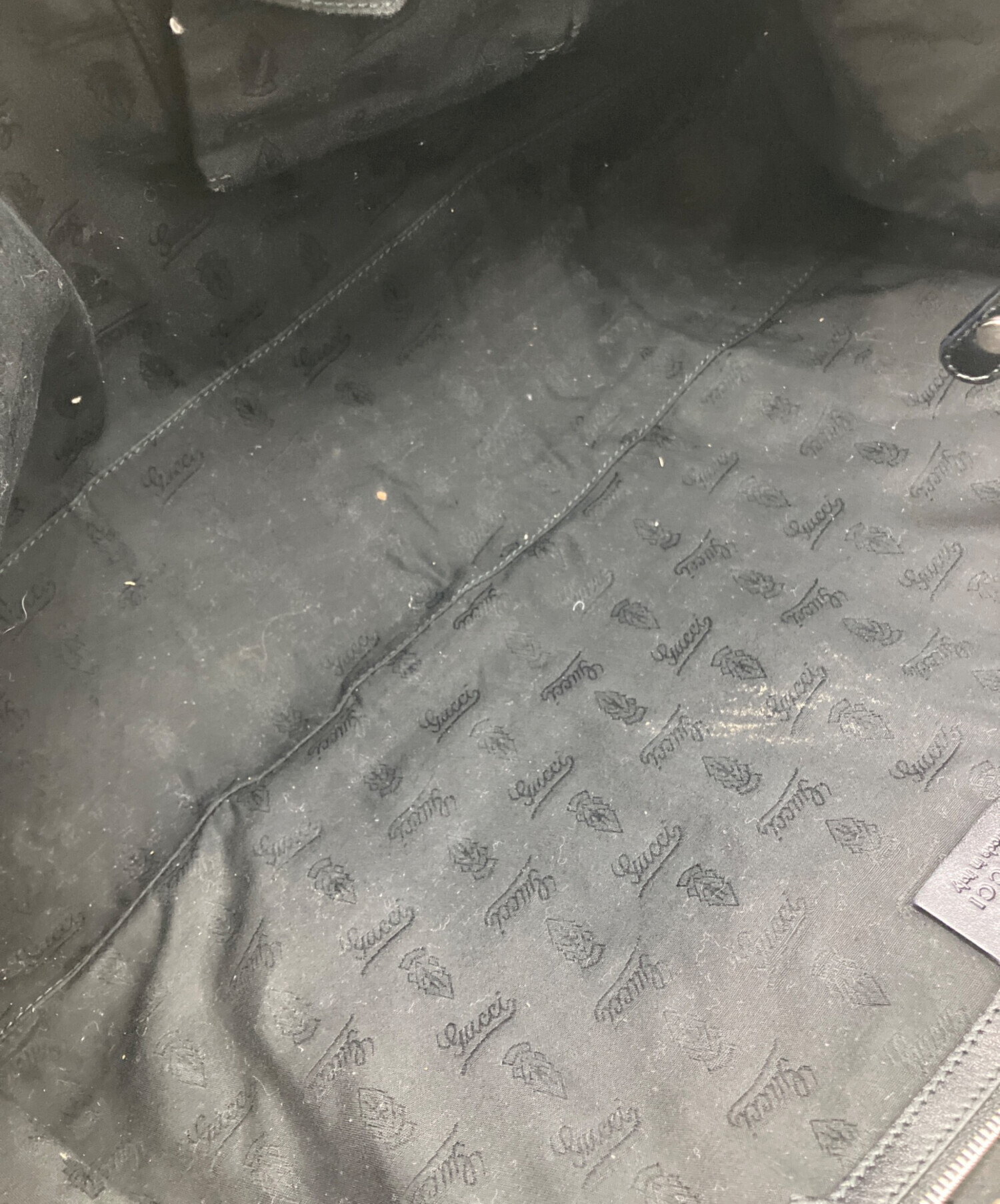 中古・古着通販】GUCCI (グッチ) GGツインズトートバッグ ブラウン