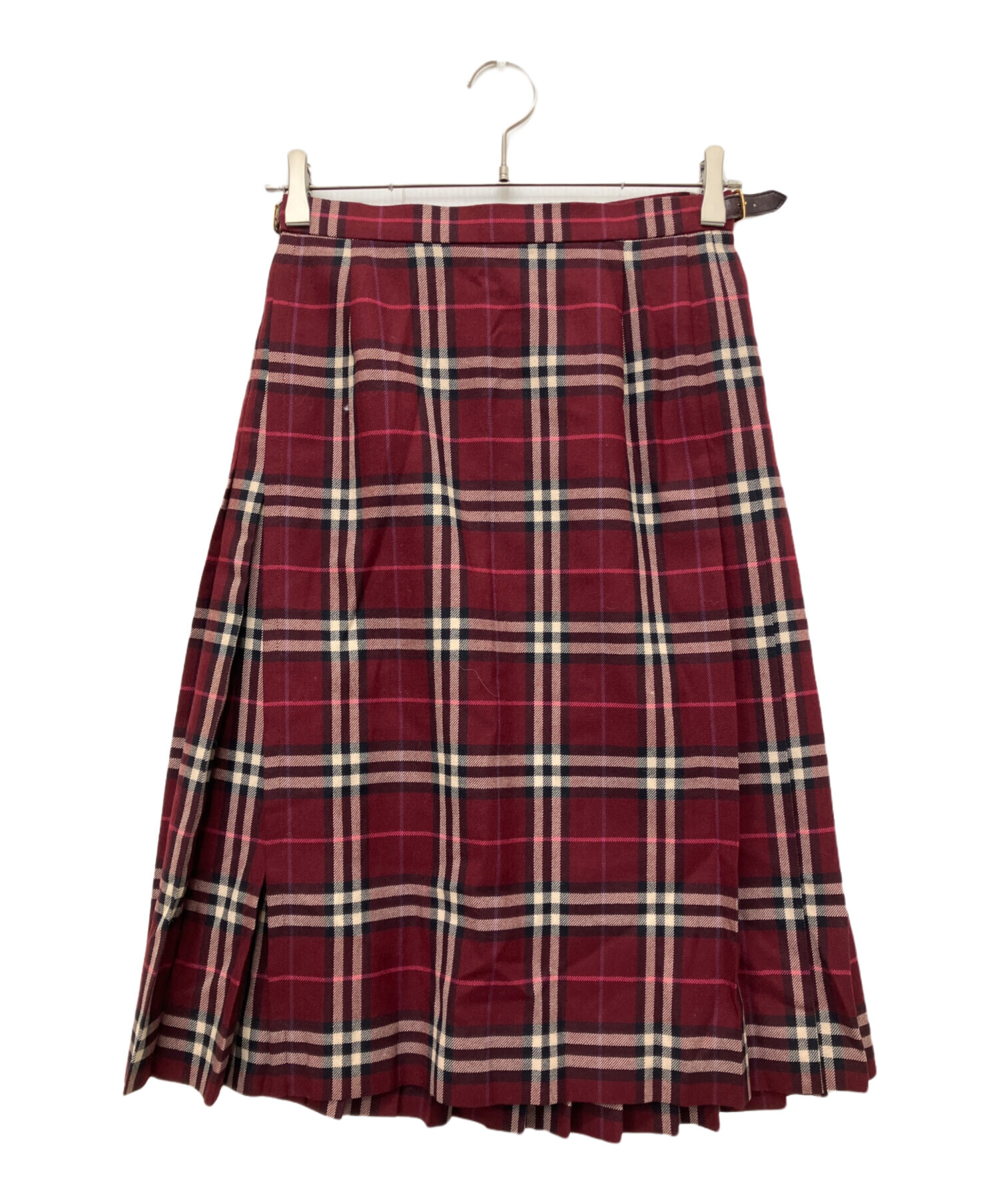 BURBERRY LONDON ノバチェックスカート ラップスカート UK8 中古・古着通販】BURBERRY LONDON (バーバリーロンドン) ノバチェック