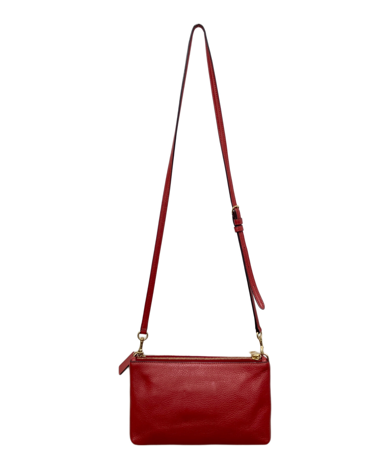 中古・古着通販】COACH (コーチ) ショルダーバッグ レッド｜ブランド