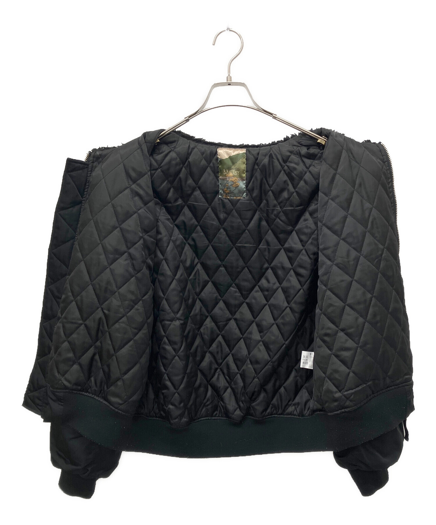 中古・古着通販】BALLSY (ballsy) bomber flight jacket ブラック
