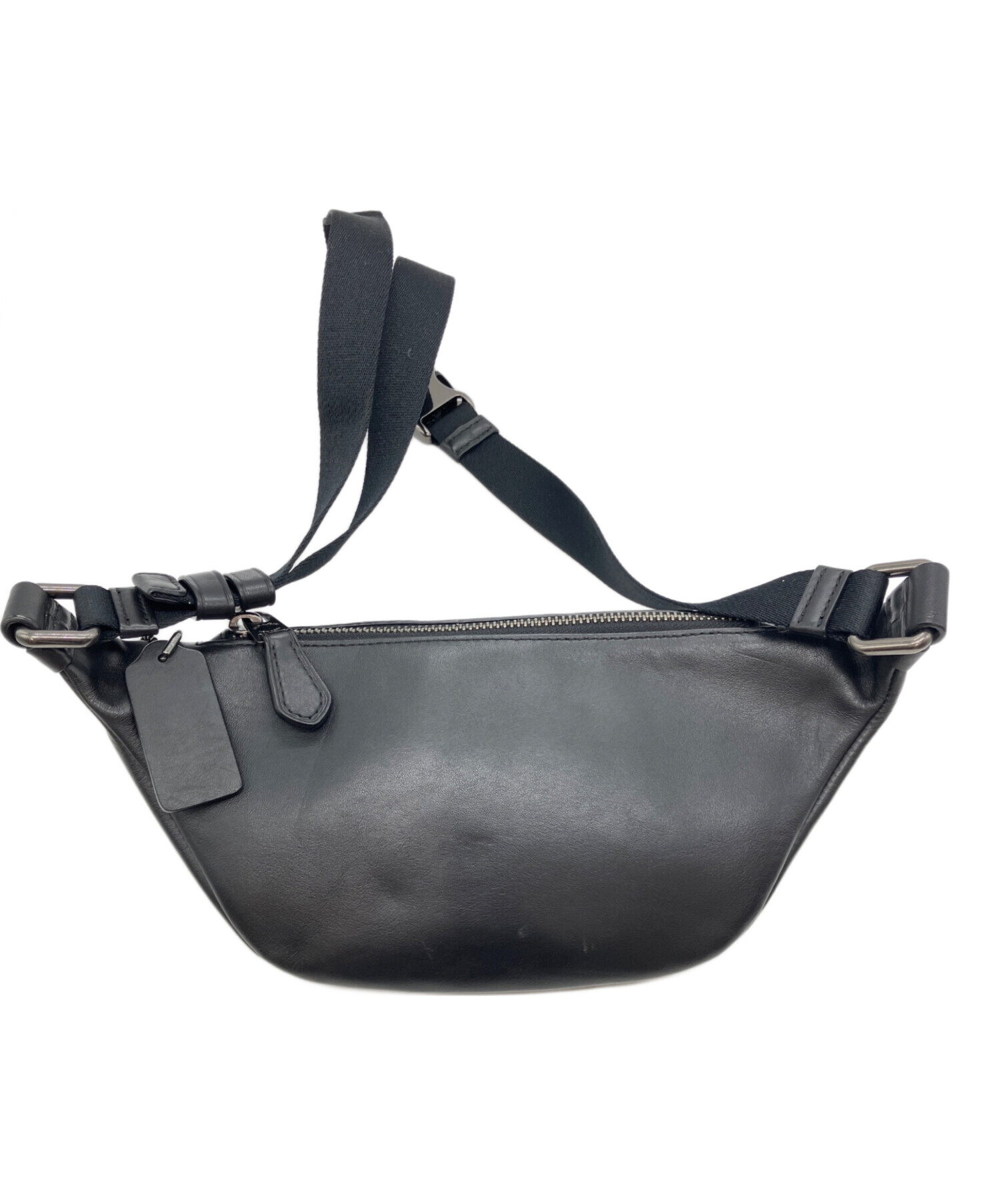 COACH レザー ブラック ボディバッグ　F84710 革　ブラック　コーチ 中古・古着通販】COACH (コーチ) ボディバッグ ブラック｜ブランド