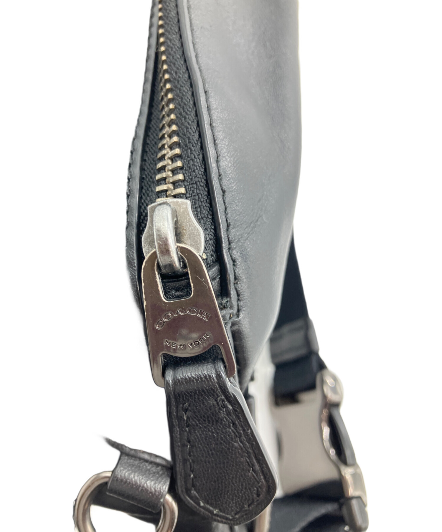 中古・古着通販】COACH (コーチ) ボディバッグ ブラック｜ブランド