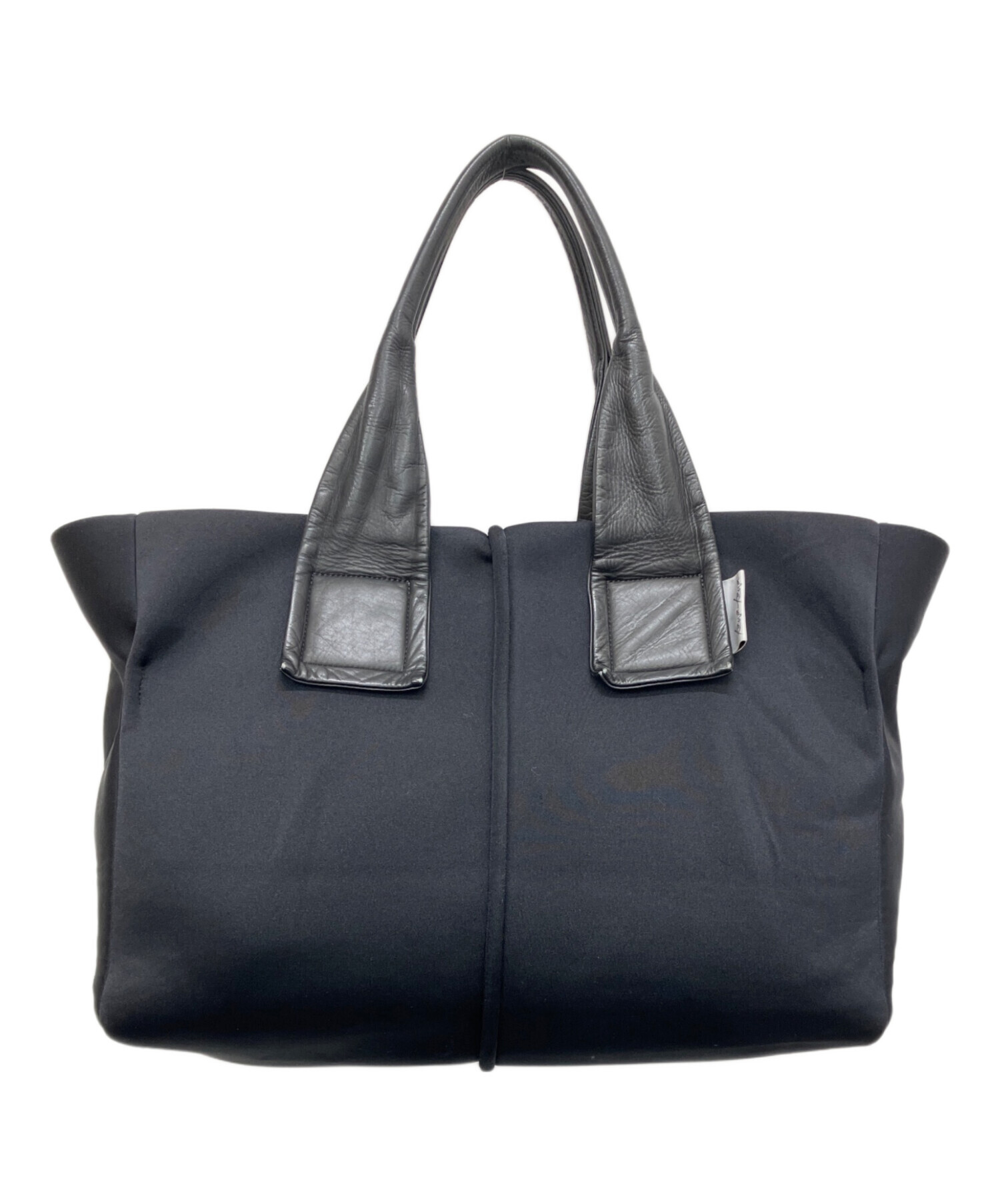 中古・古着通販】kawa-kawa (カワカワ) WET トートバッグL ブラック