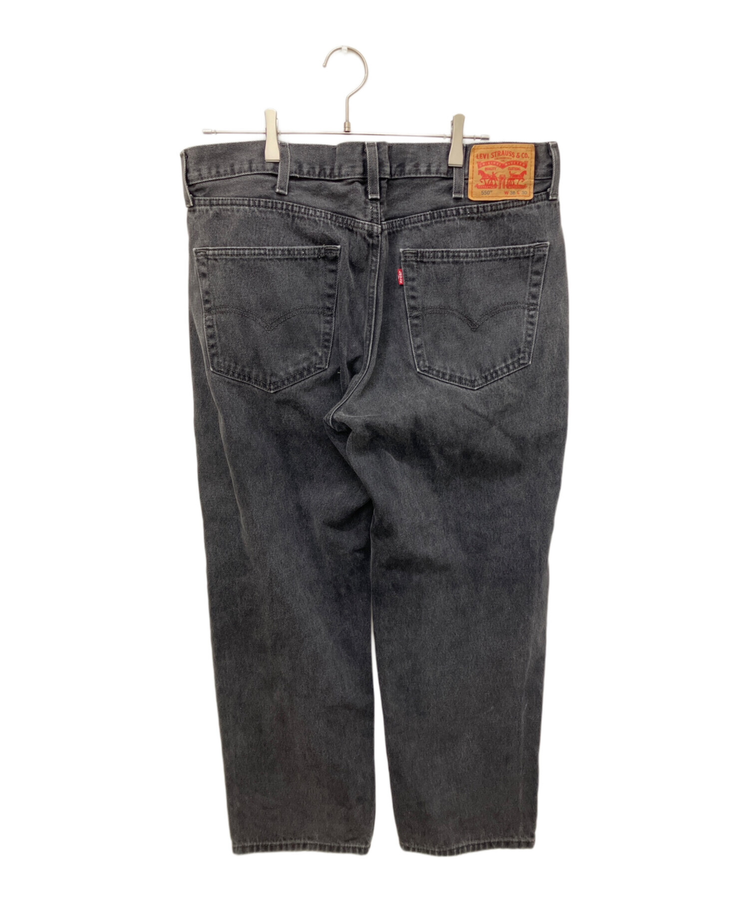中古・古着通販】LEVI'S (リーバイス) 550バギーデニムパンツ ブラック
