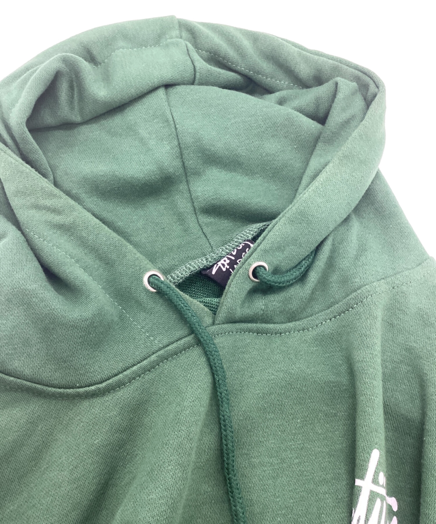STUSSY オリーブグリーン パーカー Lサイズ 古着 中古・古着通販】stussy (ステューシー) プルオーバーパーカー