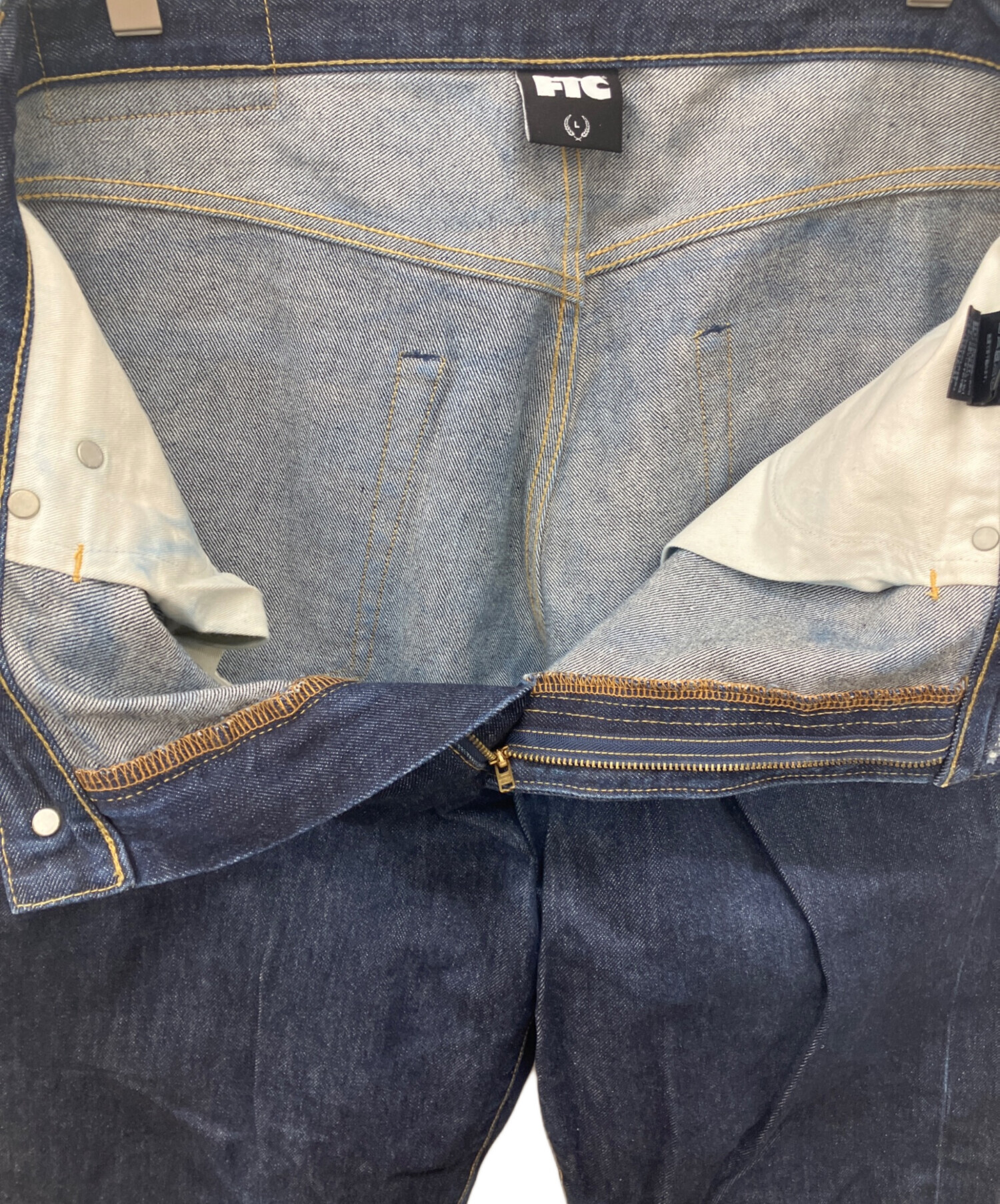 中古・古着通販】FTC (エフティーシー) リジットバギーデニムパンツ