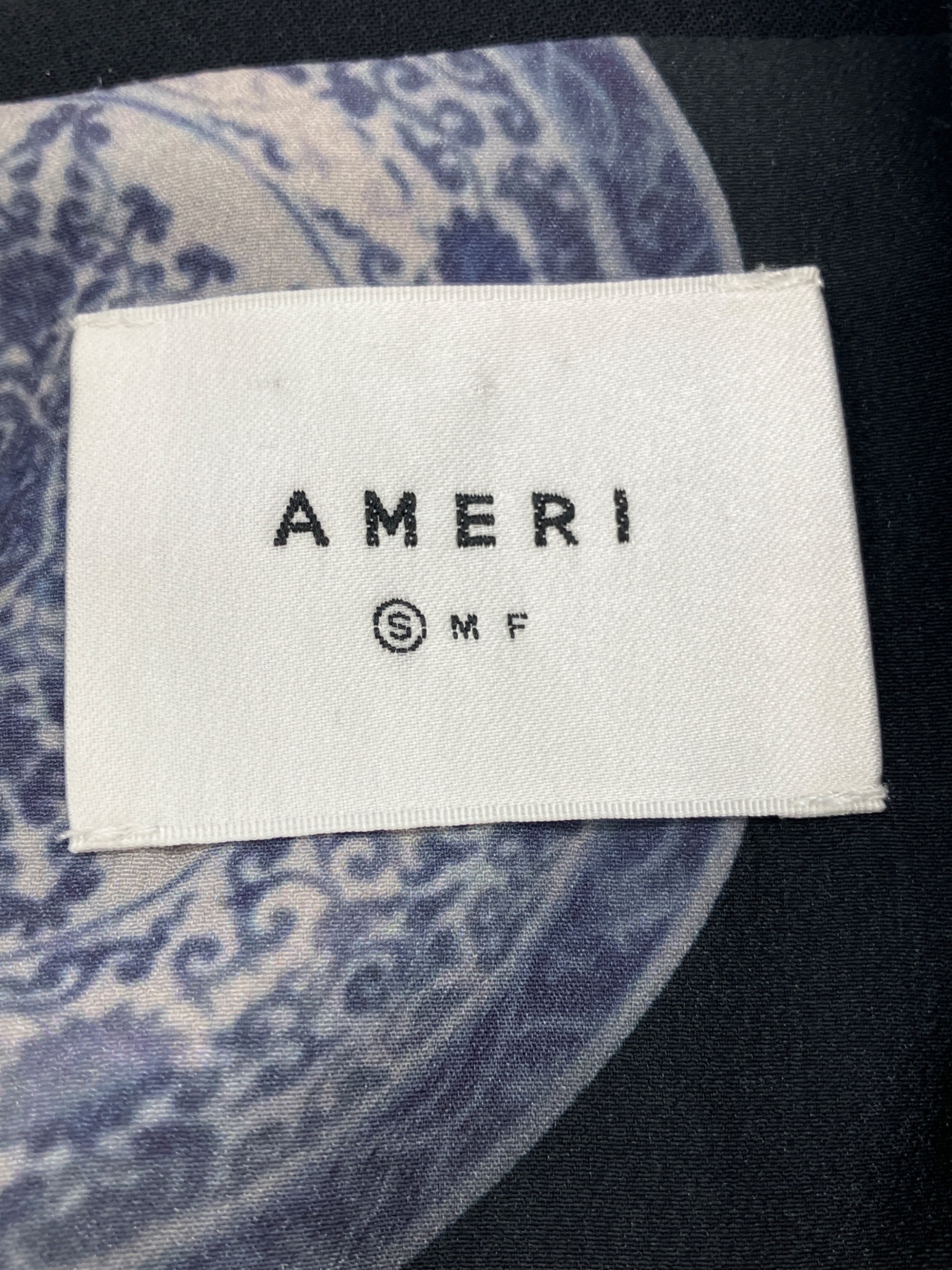 中古・古着通販】AMERI (アメリ) NOTCH PRINT LINING JACKET ブラック