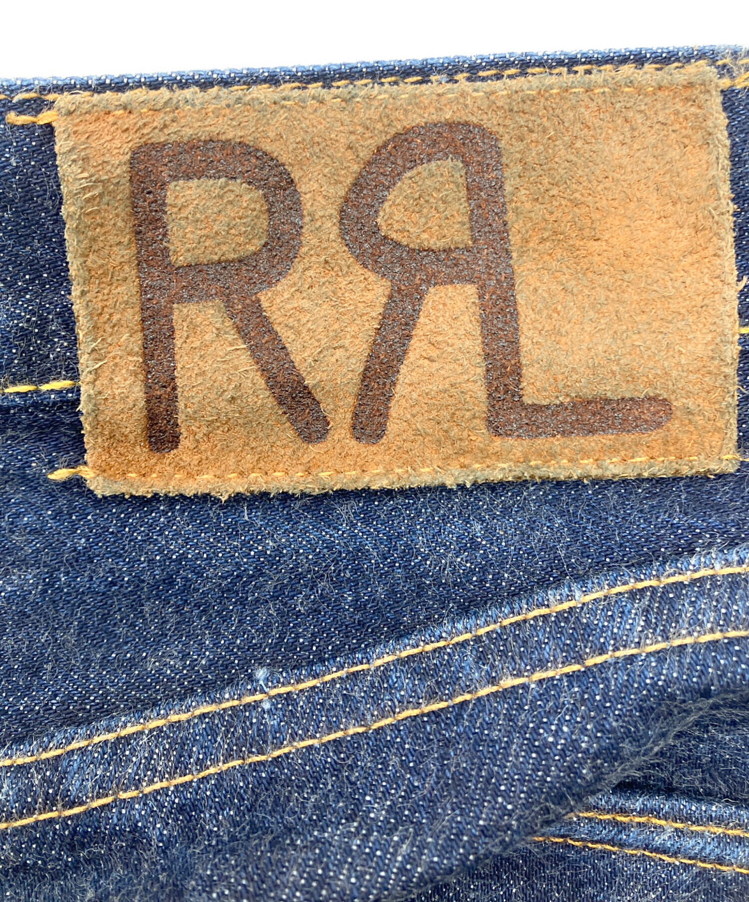 中古・古着通販】RRL (ダブルアールエル) セルビッチストレートデニム