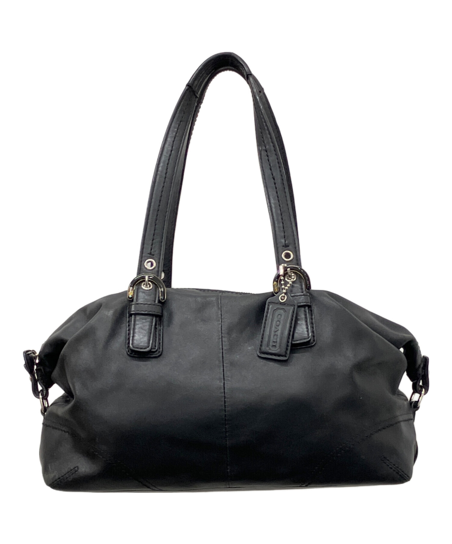 中古・古着通販】COACH (コーチ) ソーホーサッチェルバッグ ブラック