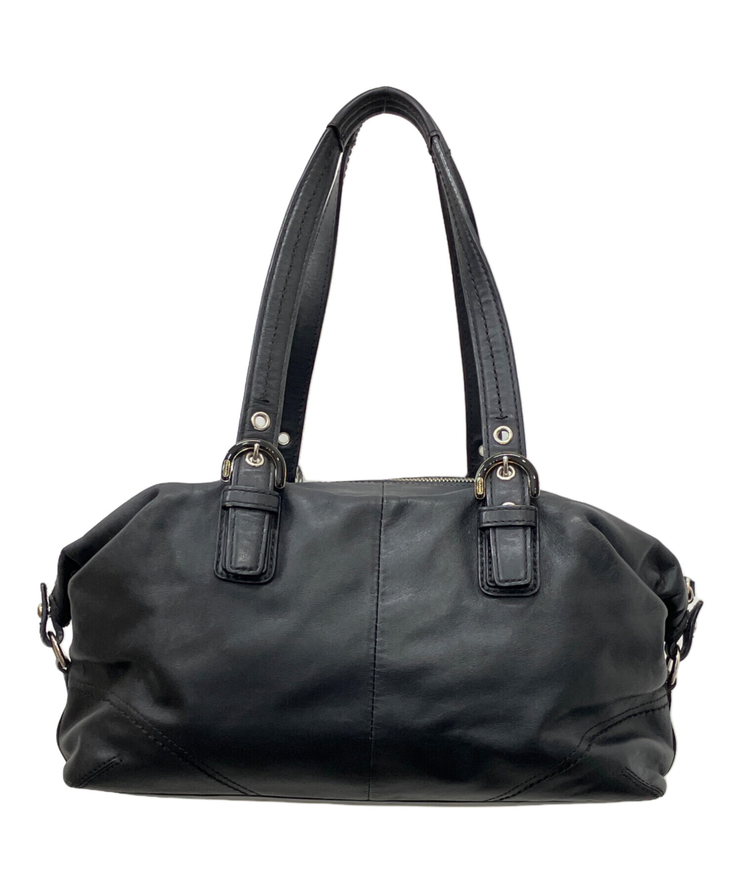 中古・古着通販】COACH (コーチ) ソーホーサッチェルバッグ ブラック