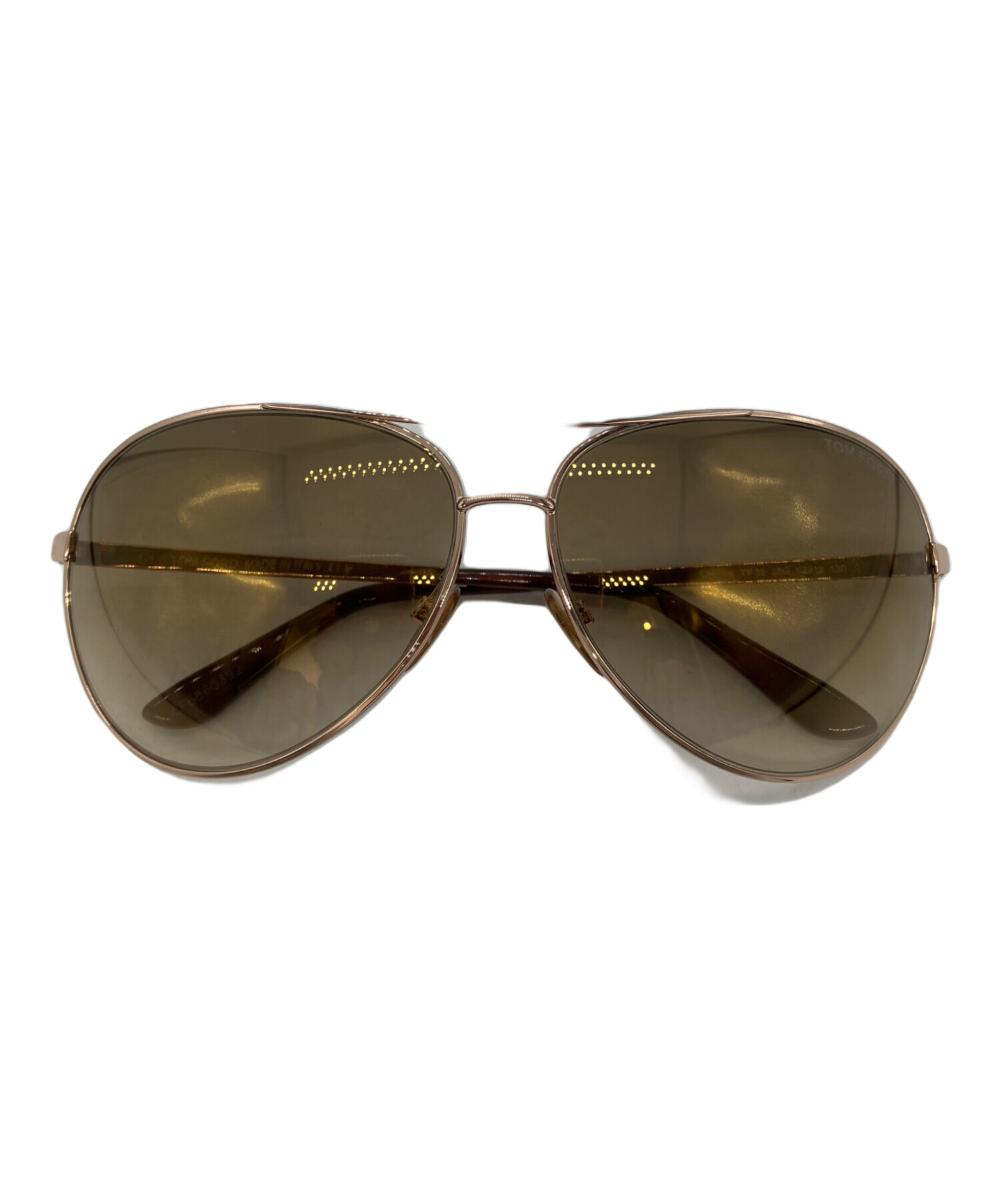 中古・古着通販】TOM FORD (トムフォード) サングラス ゴールド サイズ