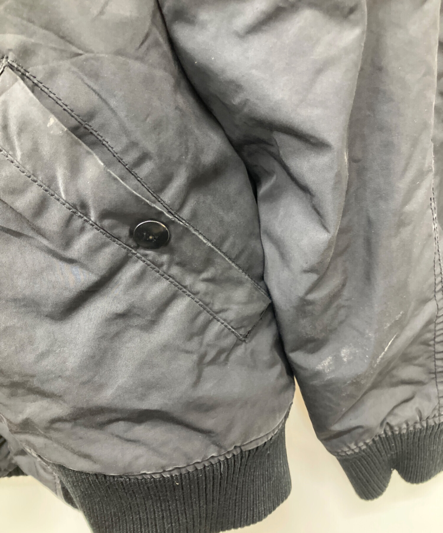中古・古着通販】Schott (ショット) N-2Bジャケット ブラック サイズ