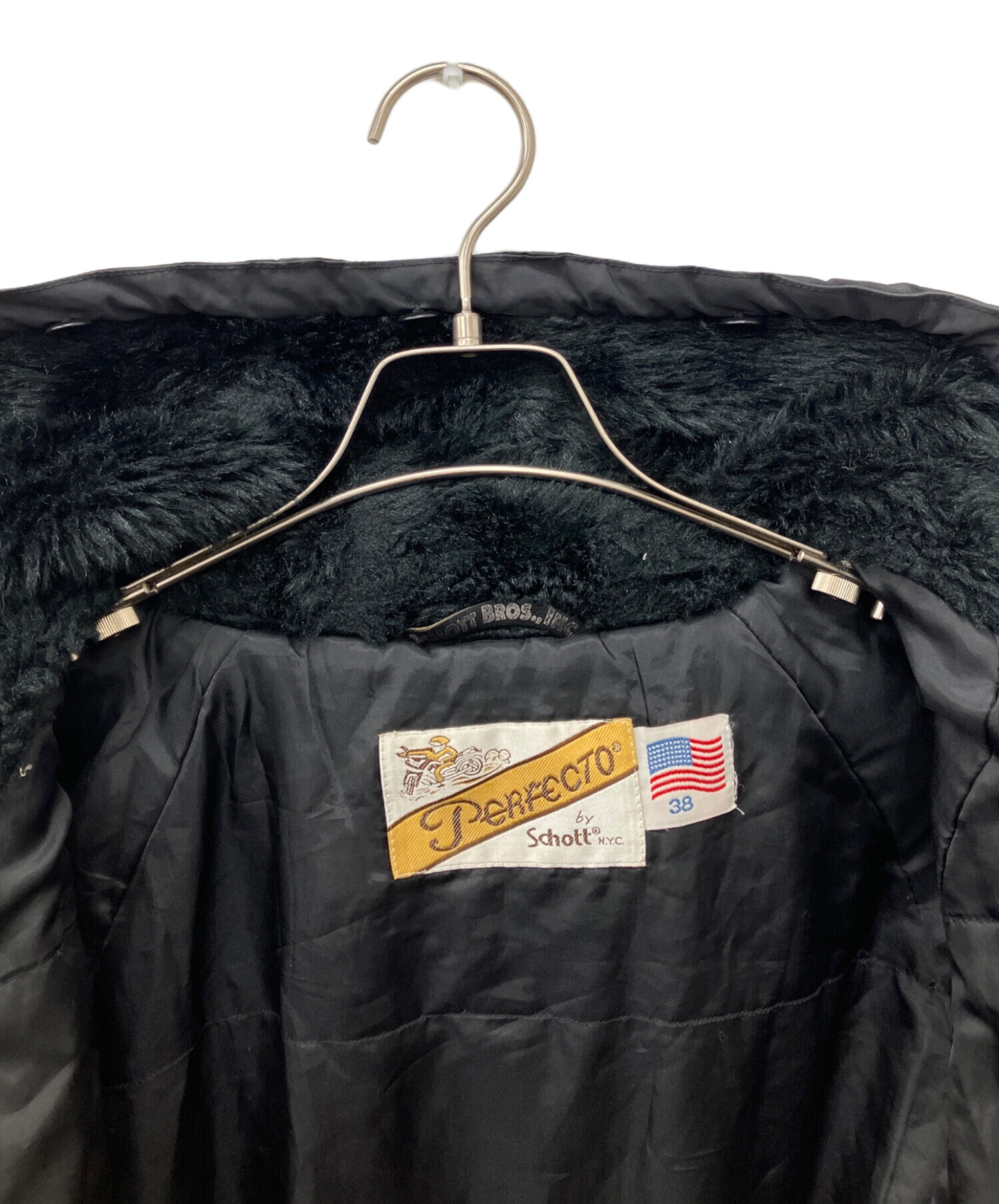 90s希少　美品schott n2b JP mサイズ　ショット　alpha 中古・古着通販】Schott (ショット) N-2Bジャケット ブラック サイズ
