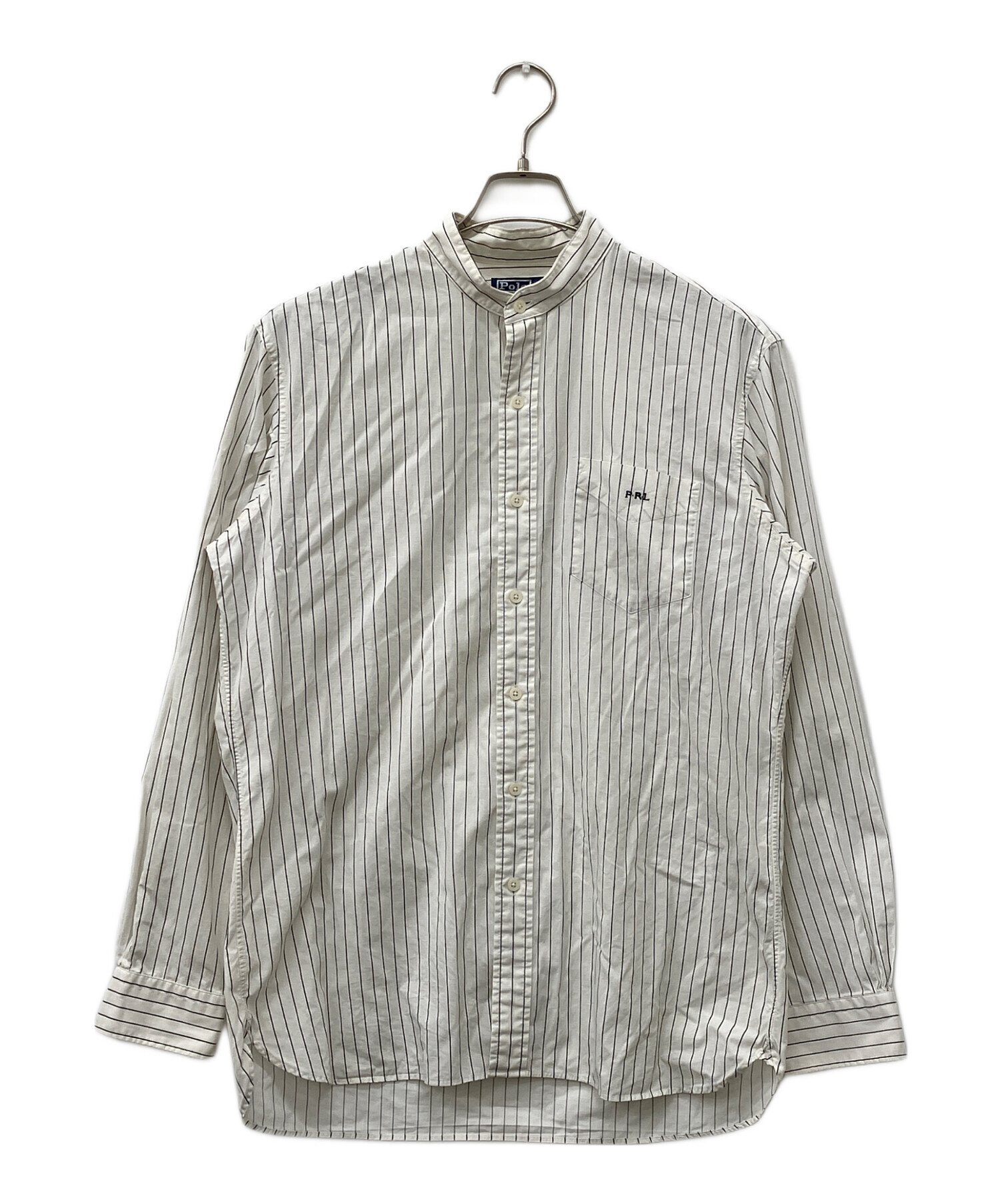 美品 ラルフローレン バンドカラー 長袖シャツ◆ベージュ 中古・古着通販】POLO RALPH LAUREN (ポロ・ラルフローレン
