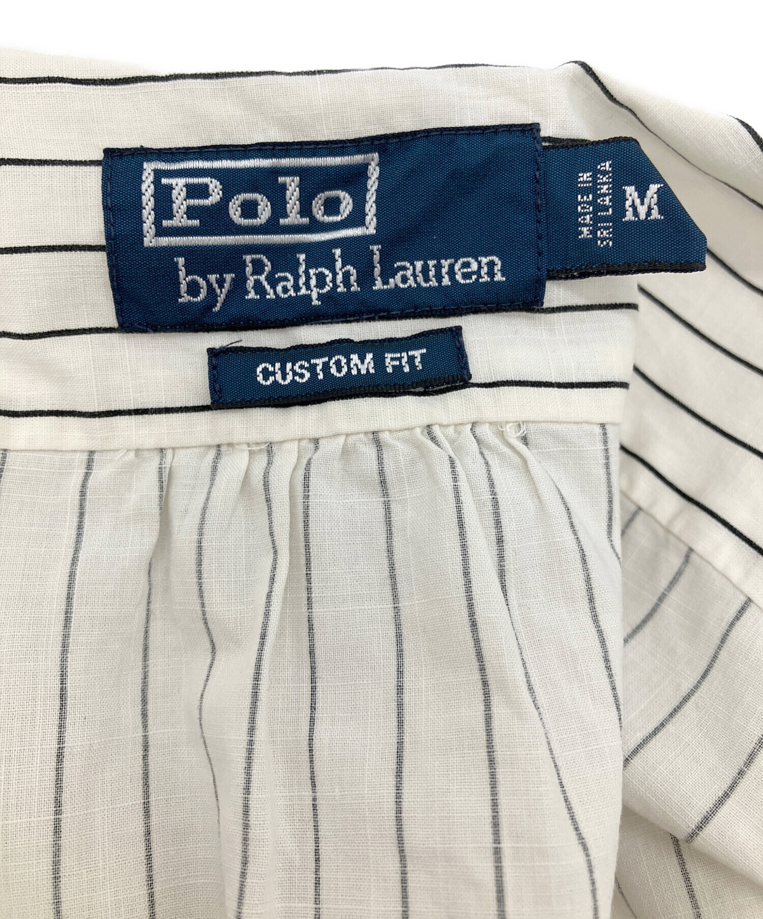 美品 ラルフローレン バンドカラー 長袖シャツ◆ベージュ 中古・古着通販】POLO RALPH LAUREN (ポロ・ラルフローレン
