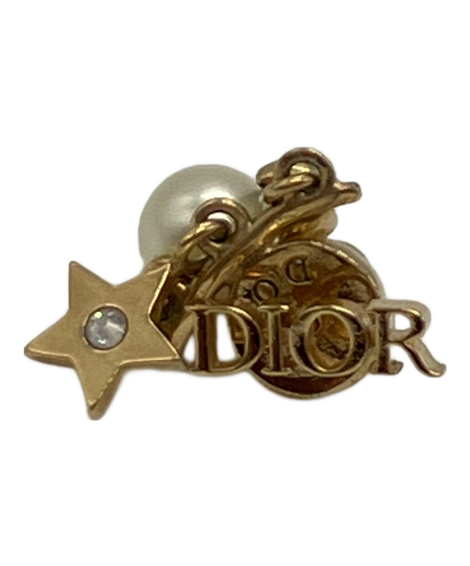 中古・古着通販】Dior (ディオール) Dio(r)evolution ピアス ゴールド