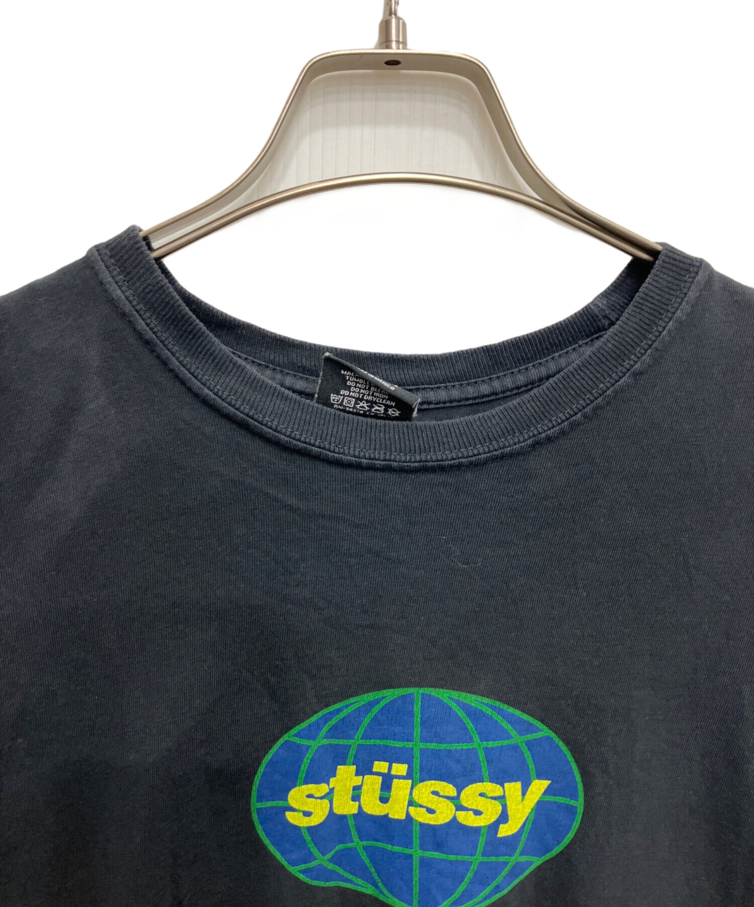 中古・古着通販】stussy (ステューシー) ロゴプリントTシャツ ブラック