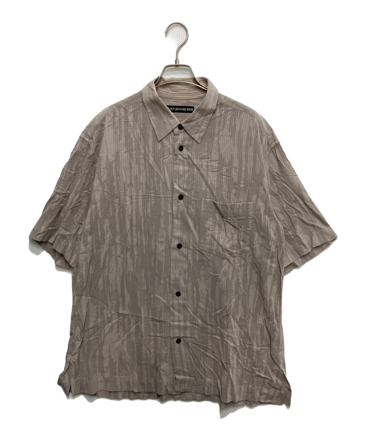 ISSEY MIYAKE 半袖Tシャツ 抽象柄 me 半袖Tシャツ 青緑チェック issey miyake - メルカリ