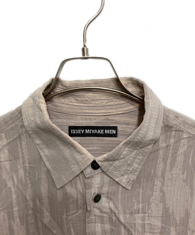 ISSEY MIYAKE 半袖Tシャツ 抽象柄 中古・古着通販】ISSEY MIYAKE MEN (イッセイミヤケメン) 杢調
