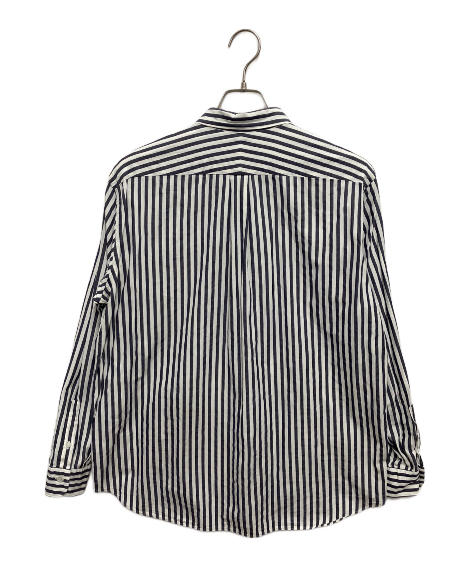 comoli ストライプコモリシャツ サイズ2 コモリ COMOLI 24ss カディ 