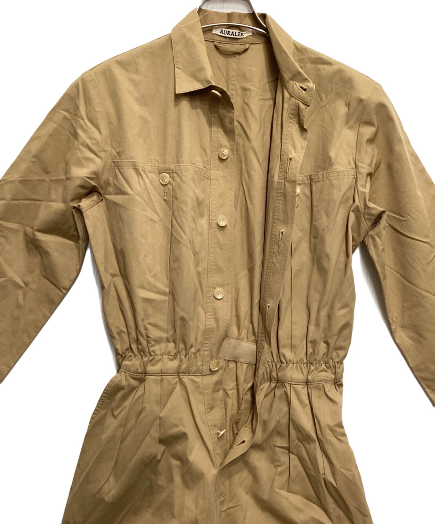 パンツ AURALEE WASHED CAVALRYTWILL JUMPSUIT 3 中古・古着通販】AURALEE (オーラリー) WASHED CAVALRY TWILL JUMPSUIT