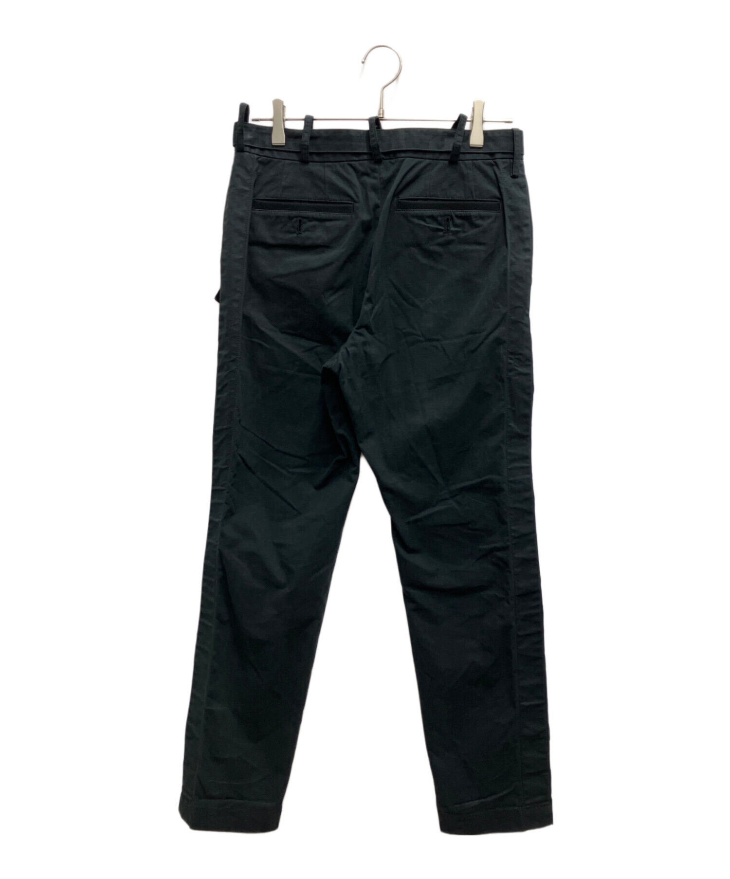 中古・古着通販】sacai (サカイ) ベルテッドパンツ ネイビー サイズ:M