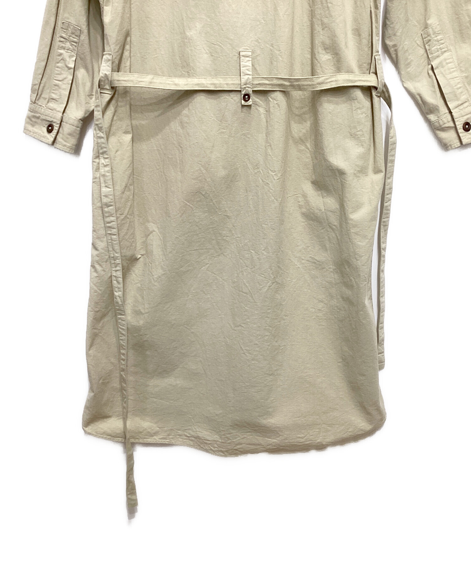 中古・古着通販】MHL (エムエイチエル) ブラウスワンピース アイボリー