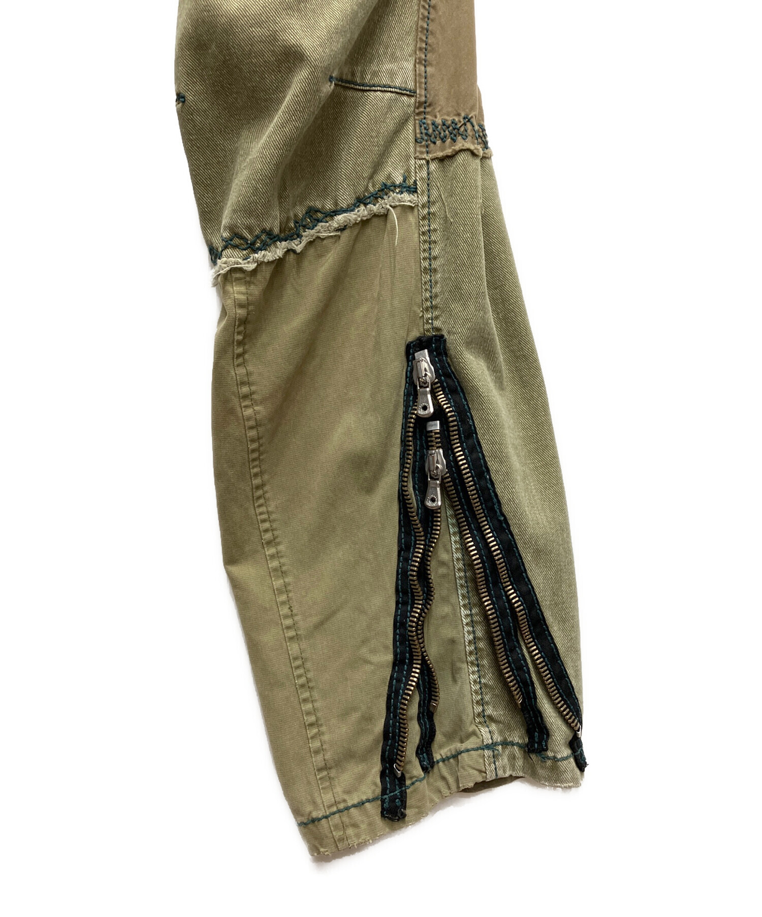 dolce&gabbana カーゴパンツ リメイク プレート archive dolce&gabbana