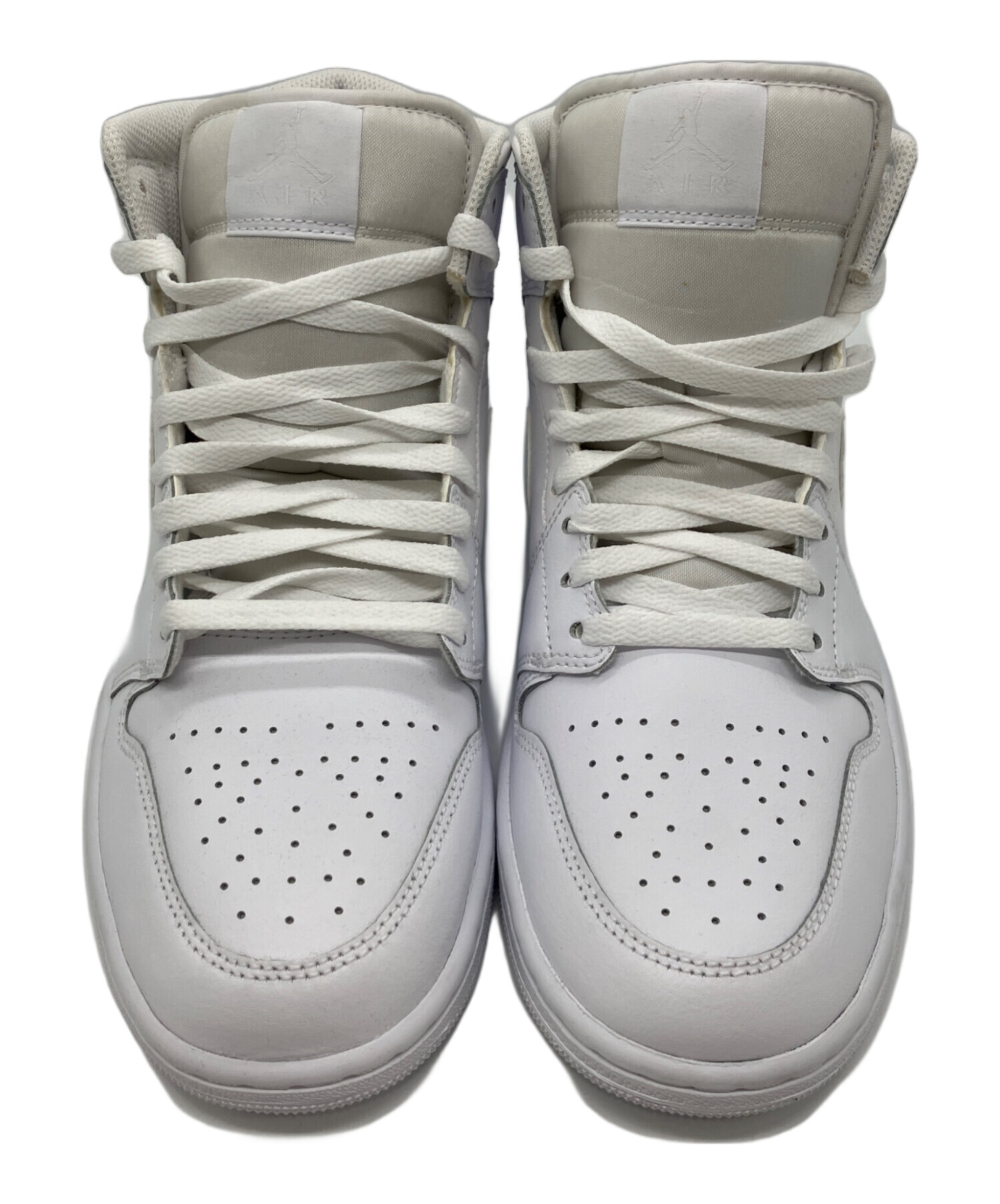 中古・古着通販】NIKE (ナイキ) AIR JORDAN 1 MID ホワイト サイズ:28