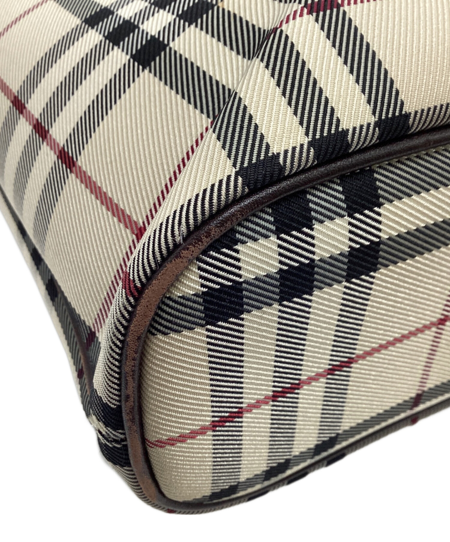 中古・古着通販】BURBERRY (バーバリー) ノヴァチェックレザー