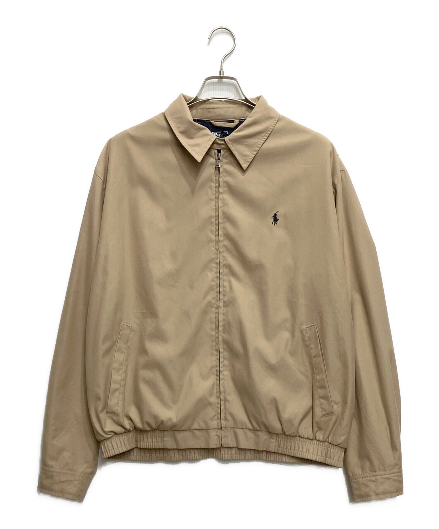 【未使用品】ポロラルフローレン スイングトップ ベージュ Mサイズ 中古・古着通販】POLO RALPH LAUREN (ポロ・ラルフローレン) スイング