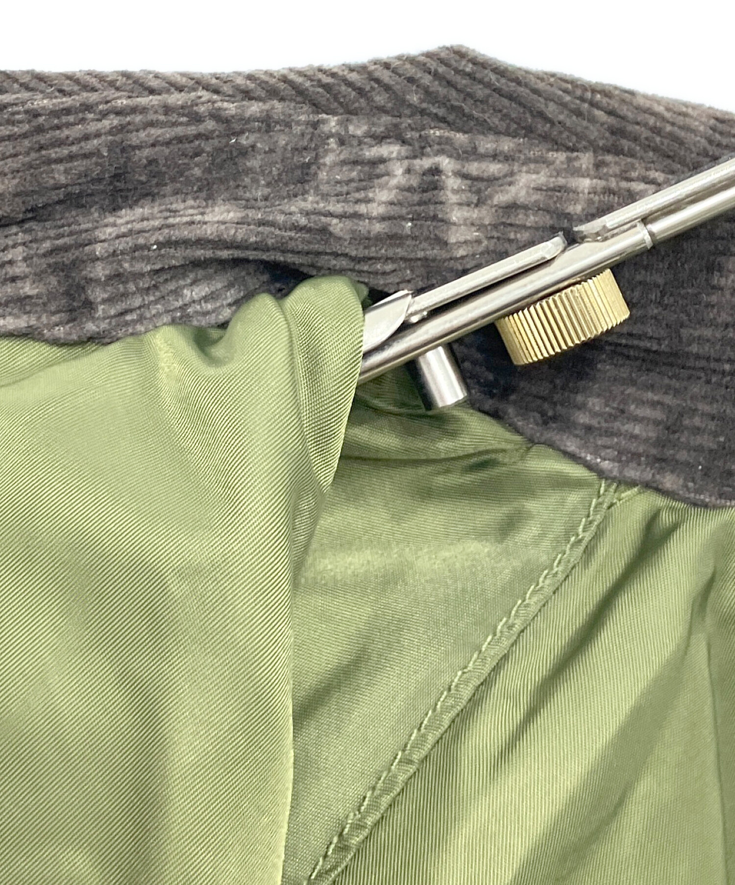 中古・古着通販】Ameri (アメリ) CORDUROY COLLAR MILITARY COAT