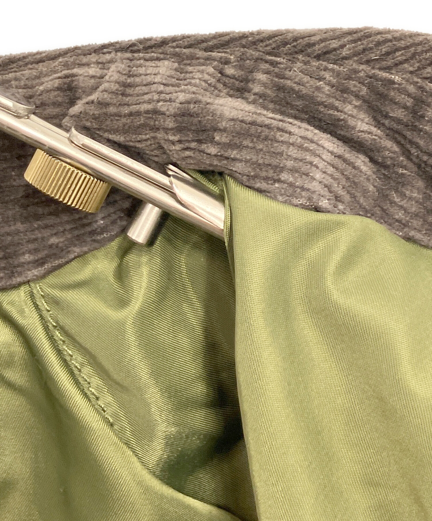 中古・古着通販】Ameri (アメリ) CORDUROY COLLAR MILITARY COAT