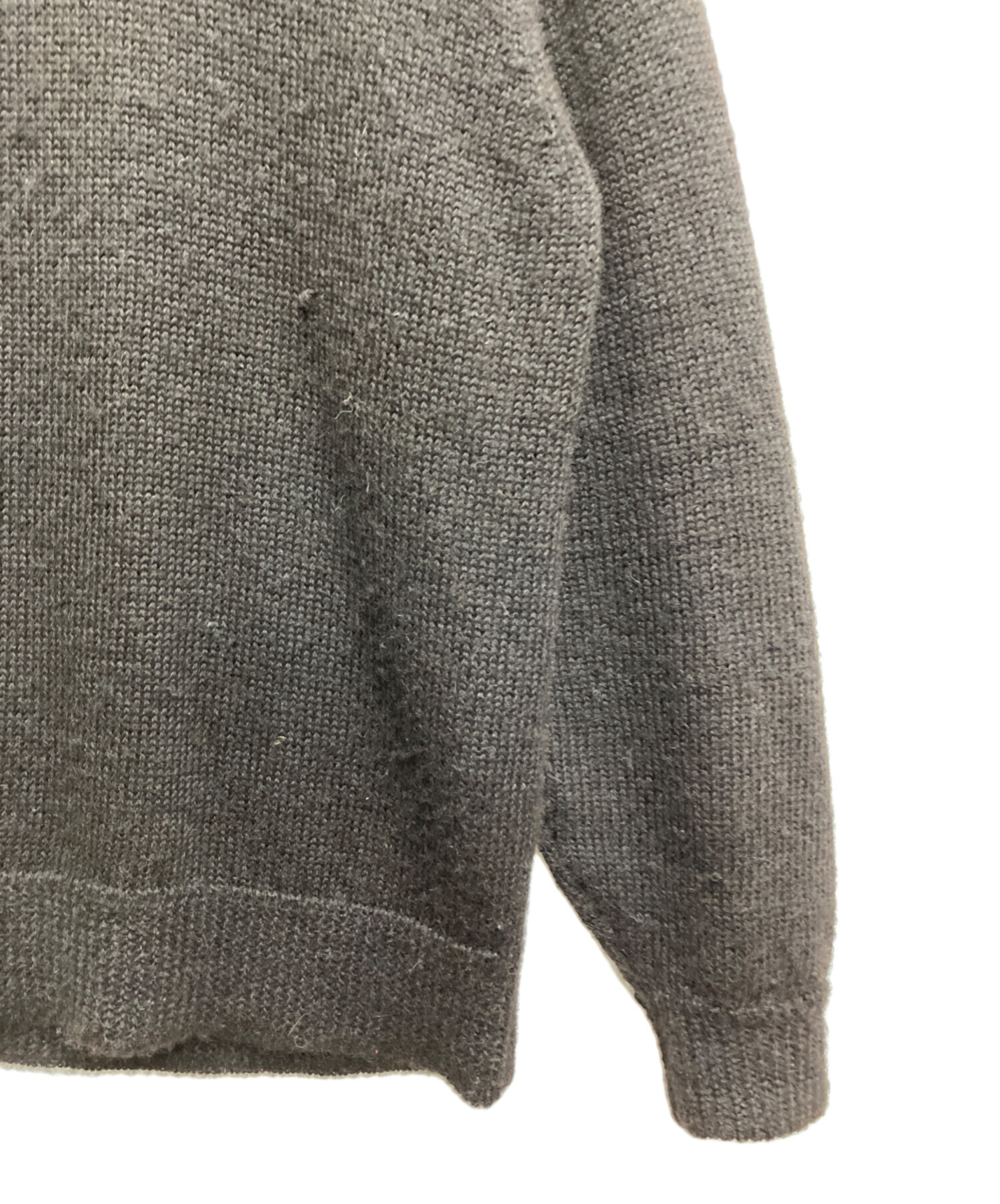 【美品】コモリ COMOLI アルパカ100% クルーネックニット 中古・古着通販】COMOLI (コモリ) アルパカ クルーネックニット