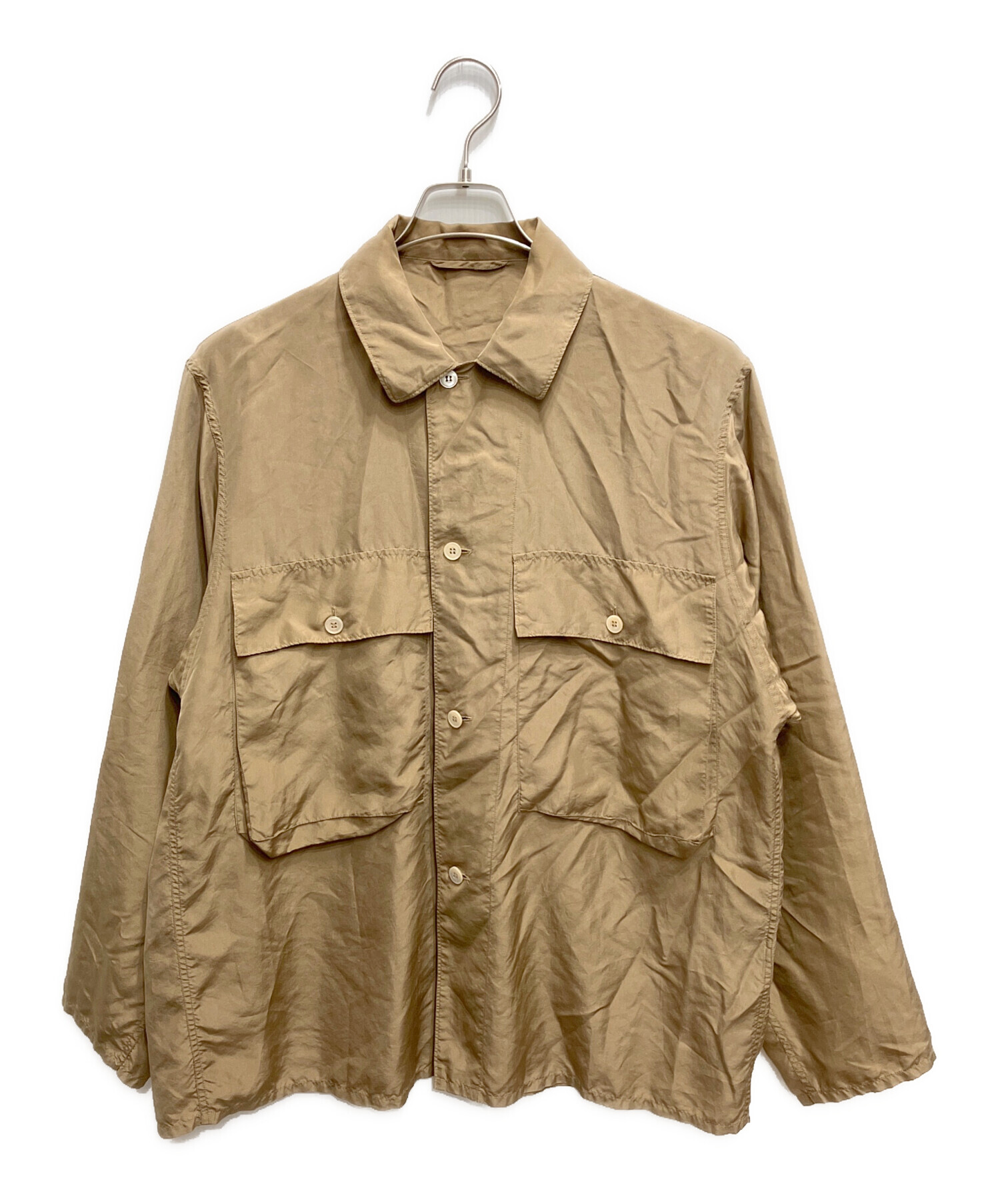 中古・古着通販】COMOLI (コモリ) シルクユーティリティシャツ