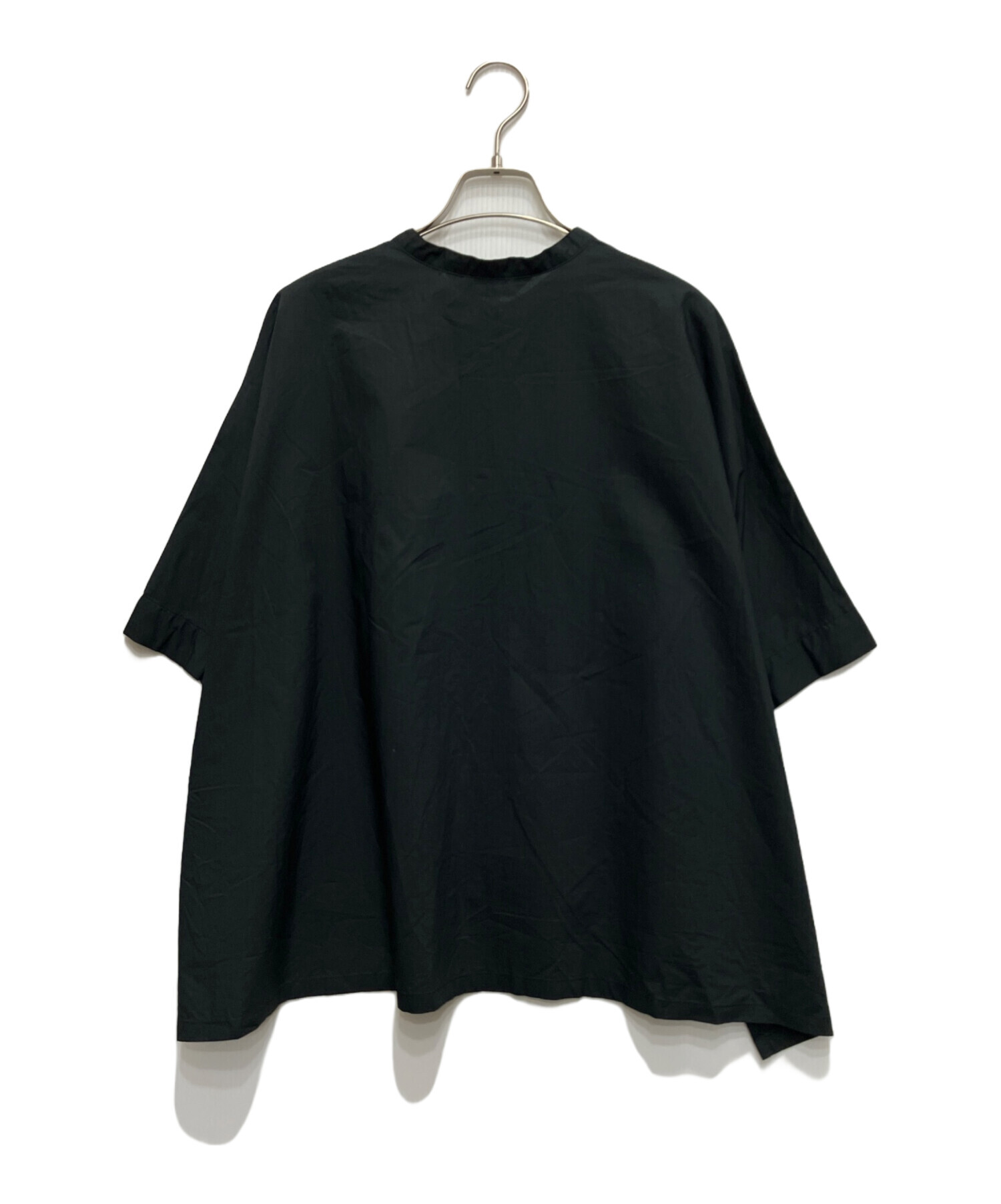 中古・古着通販】mizuiro-ind (ミズイロインド) バンドカラーコクーン 