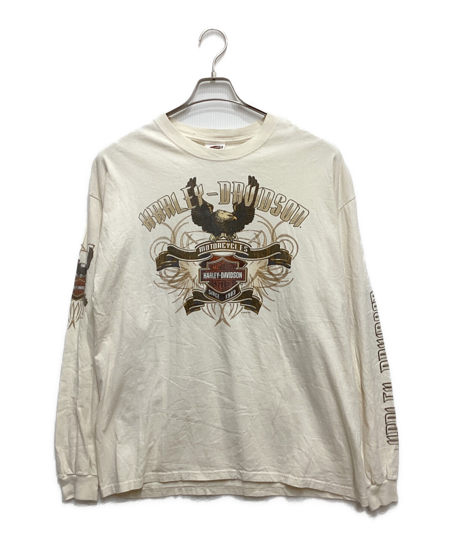 HARLEY-DAVIDSONハーレー ダビッドソン 両面プリントロンＴ 中古・古着通販】HARLEY-DAVIDSON (ハーレーダビッドソン) 両面