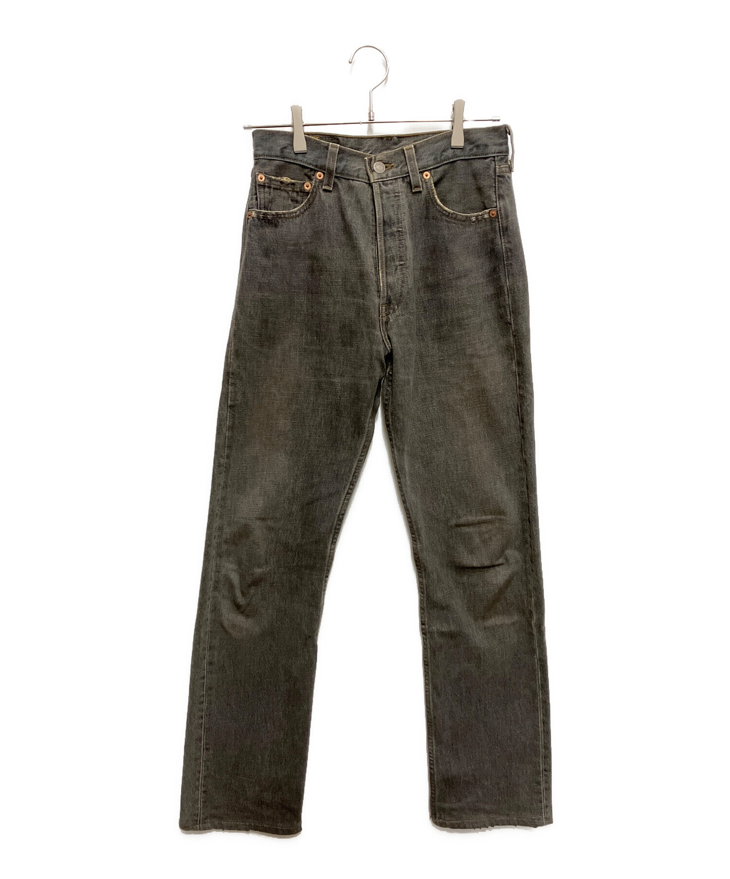 中古・古着通販】LEVI'S (リーバイス) 501グレーデニムパンツ グレー