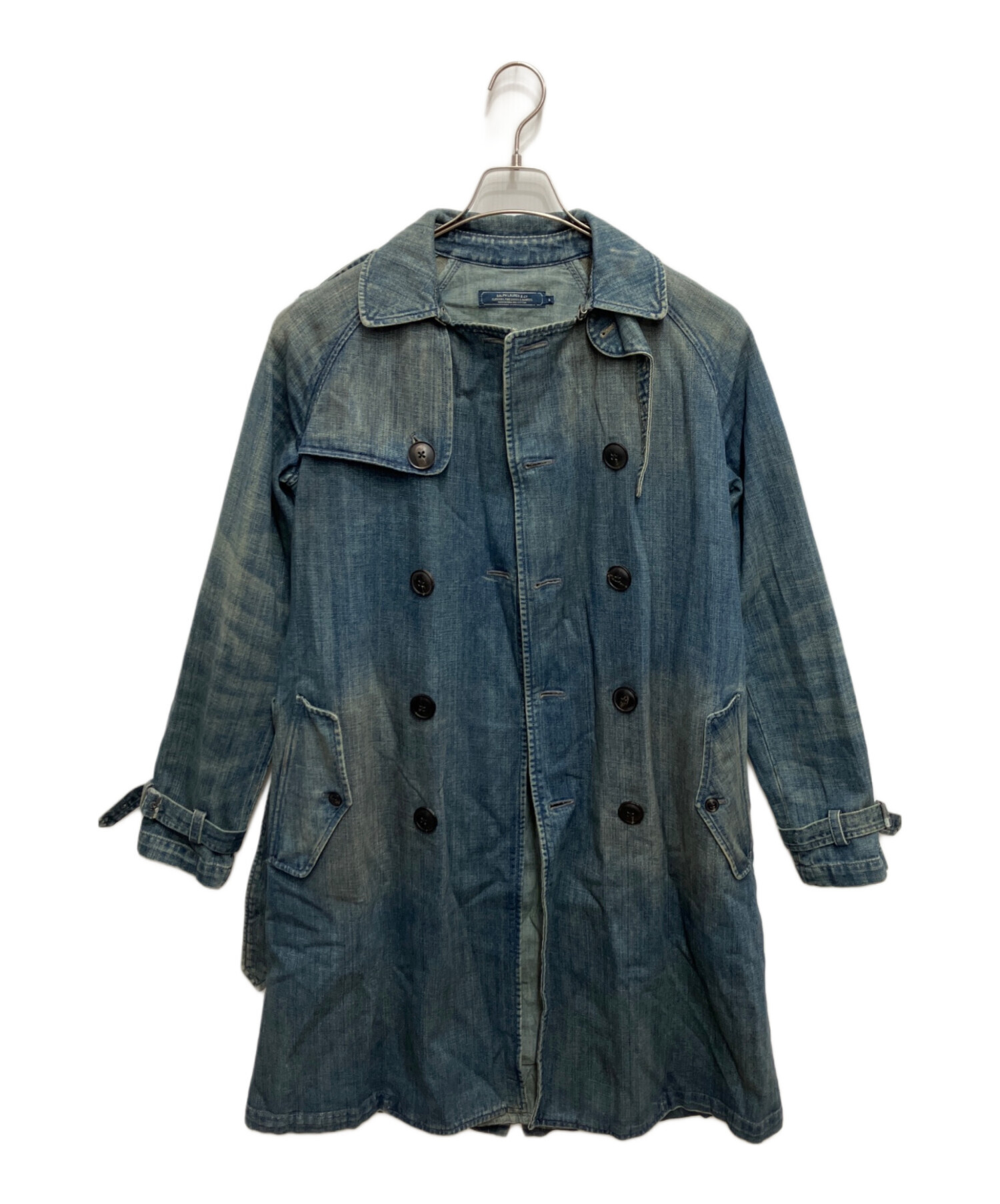 中古・古着通販】RALPH LAUREN (ラルフローレン) デニムトレンチコート