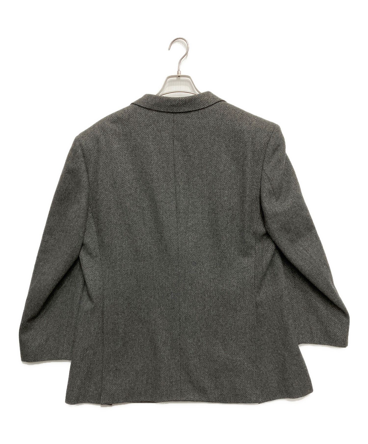 美品　バーバリーロンドン　テーラードジャケット　カシミヤ混 美品】バーバリーロンドン テーラードジャケット カシミヤ混 シャドー