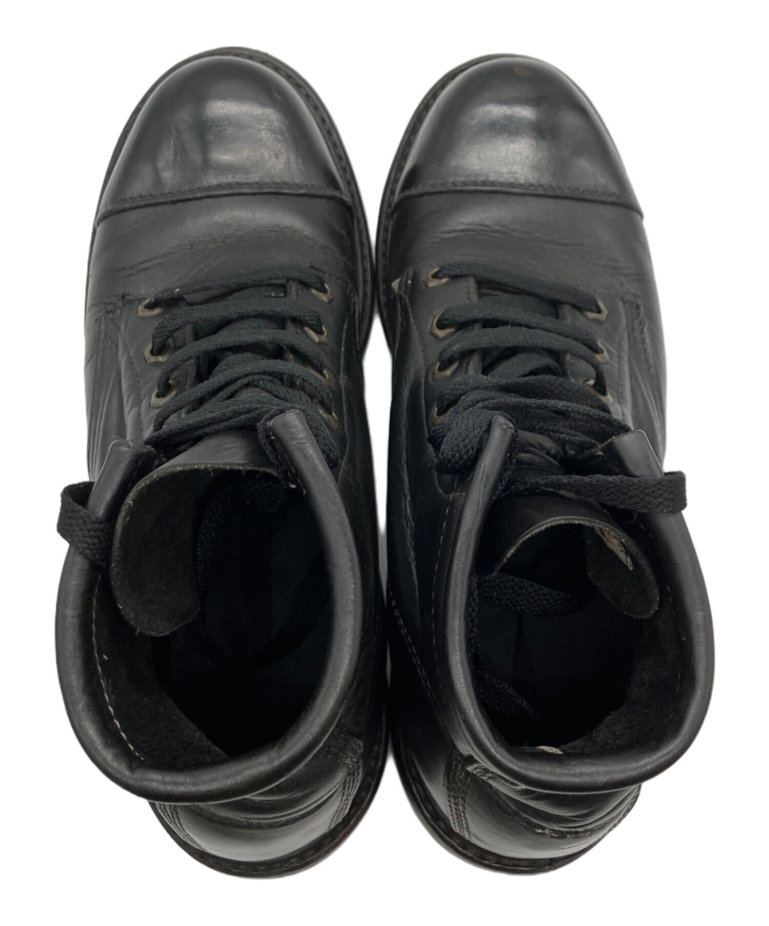 中古・古着通販】CHIPPEWA (チペワ) レースアップブーツ ブラック 