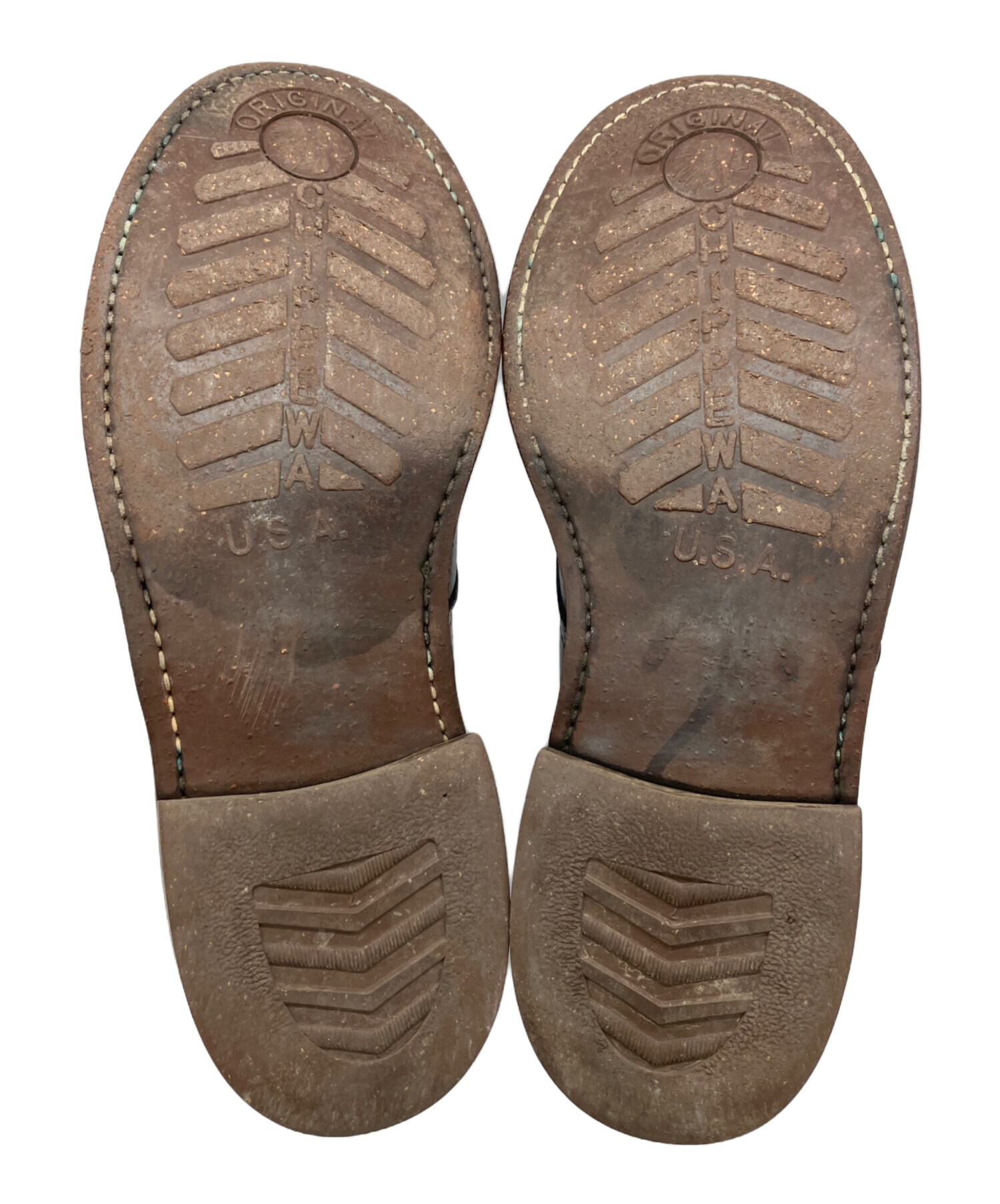 中古・古着通販】CHIPPEWA (チペワ) レースアップブーツ ブラック