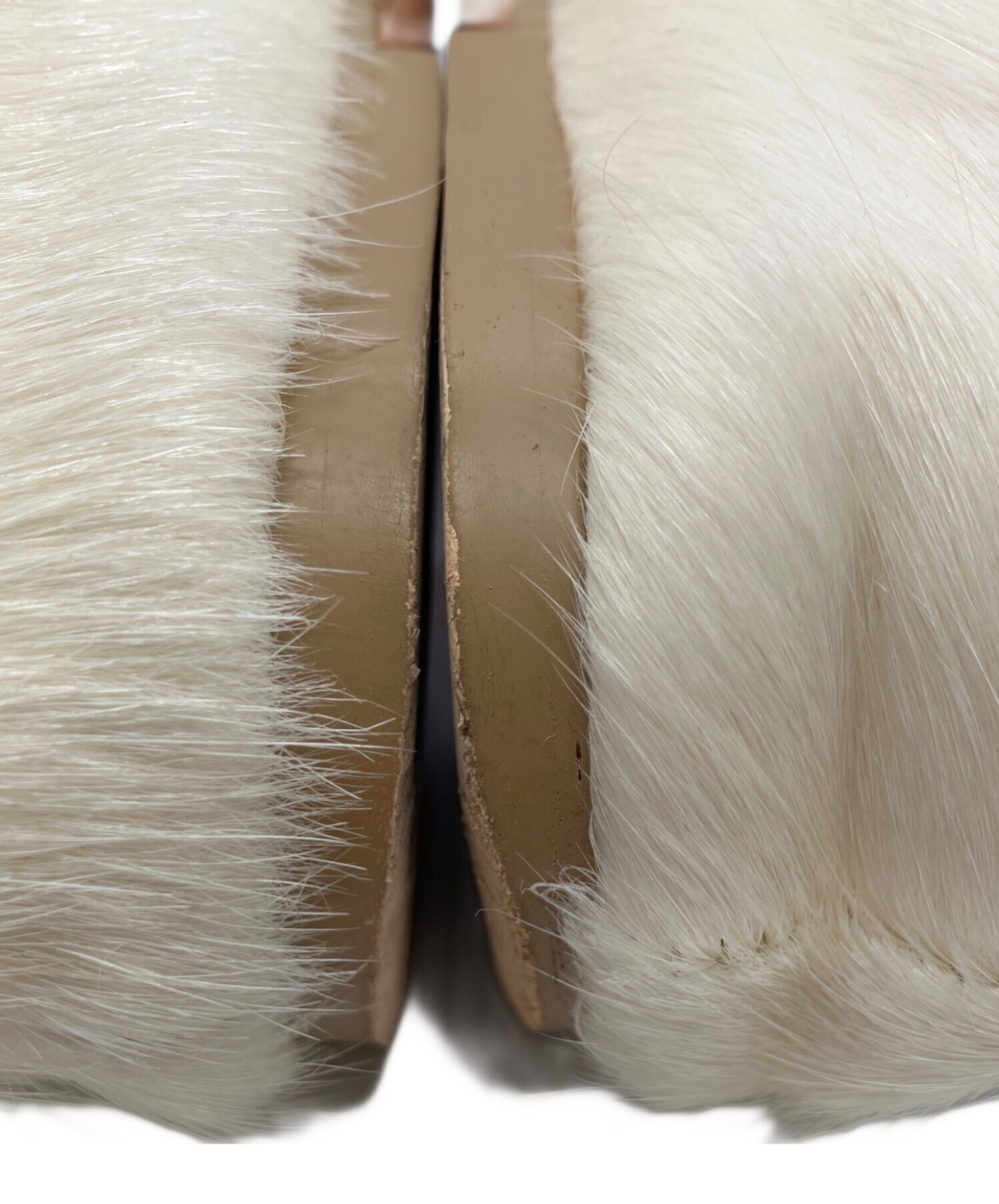 中古・古着通販】TODAYFUL (トゥデイフル) Squaretoe Fur Shoes 