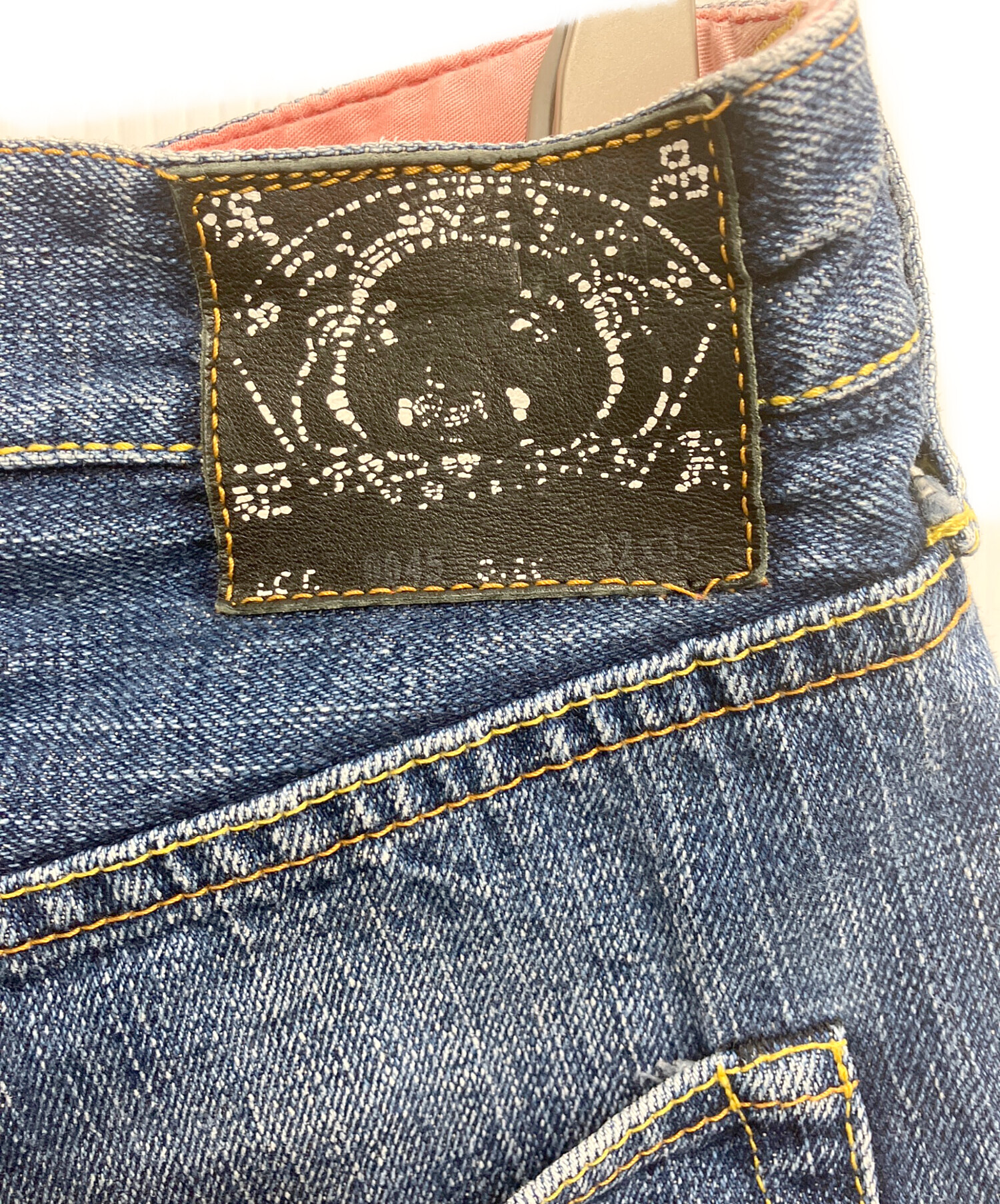 中古・古着通販】EVISU (エヴィス) カモメポケットデニムパンツ ブルー