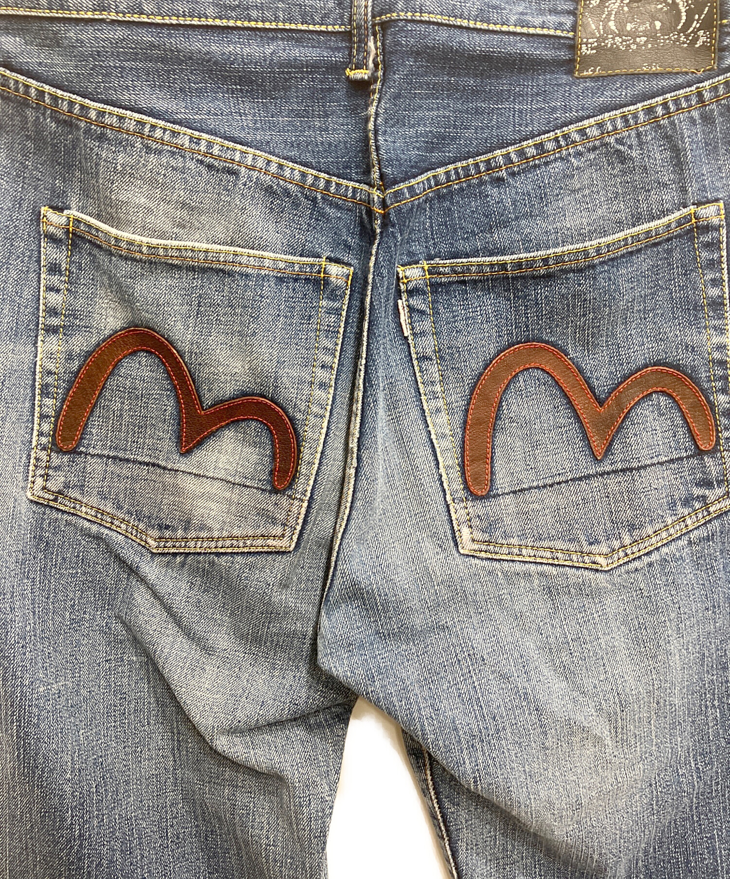 中古・古着通販】EVISU (エヴィス) カモメポケットデニムパンツ ブルー