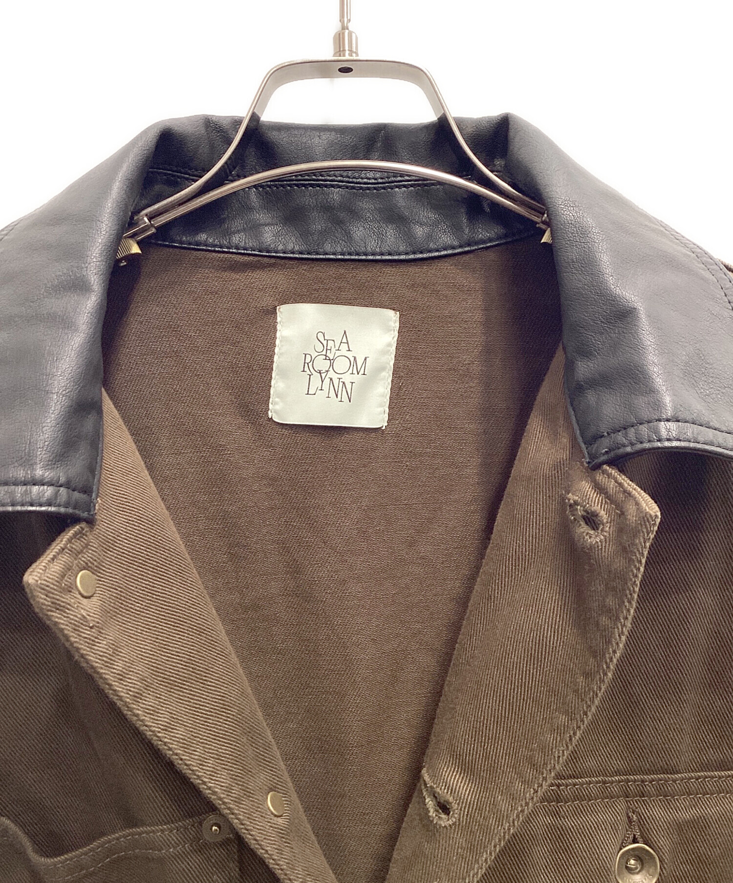 シールームリン　エコレザーカバーオール 中古・古着通販】Sea Room Lynn (シールームリン) ECO Leather collar