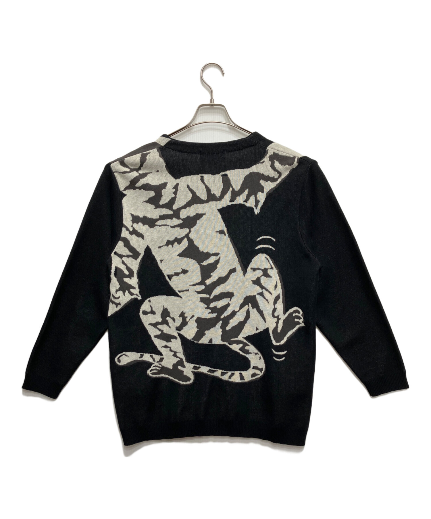 ウィアード タイガー カーディガン 中古・古着通販】WEIRDO (ウィアード) RINGING TIGER L/S KNIT