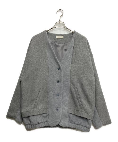 中古・古着通販】SUM1 STYLE (スミスタイル) 切替ノーカラージャケット